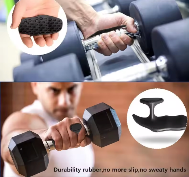 1 Pair Anti-Slip Hand Grips for Gym.