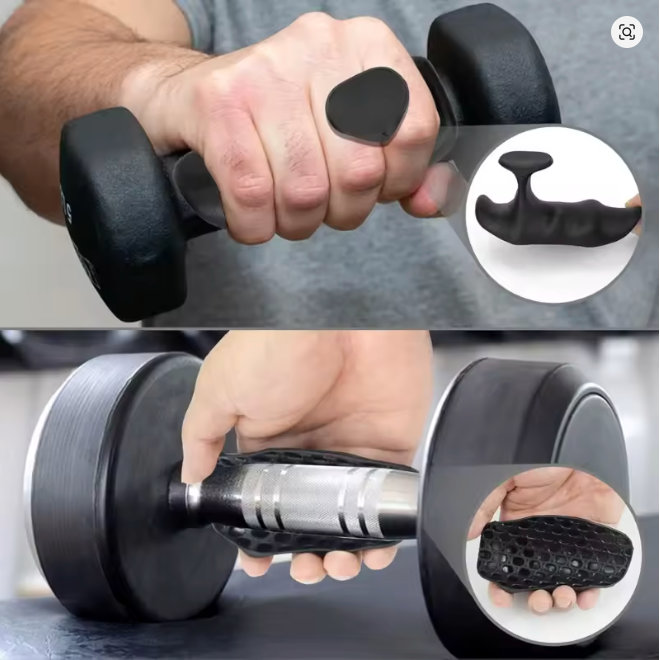 1 Pair Anti-Slip Hand Grips for Gym.
