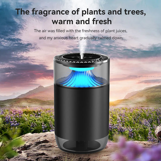 USB Essential Oil Diffuser & Air Humidifier – Portable with LED Light